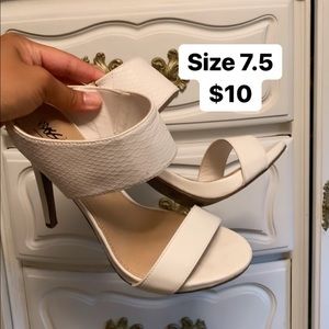 White heels
